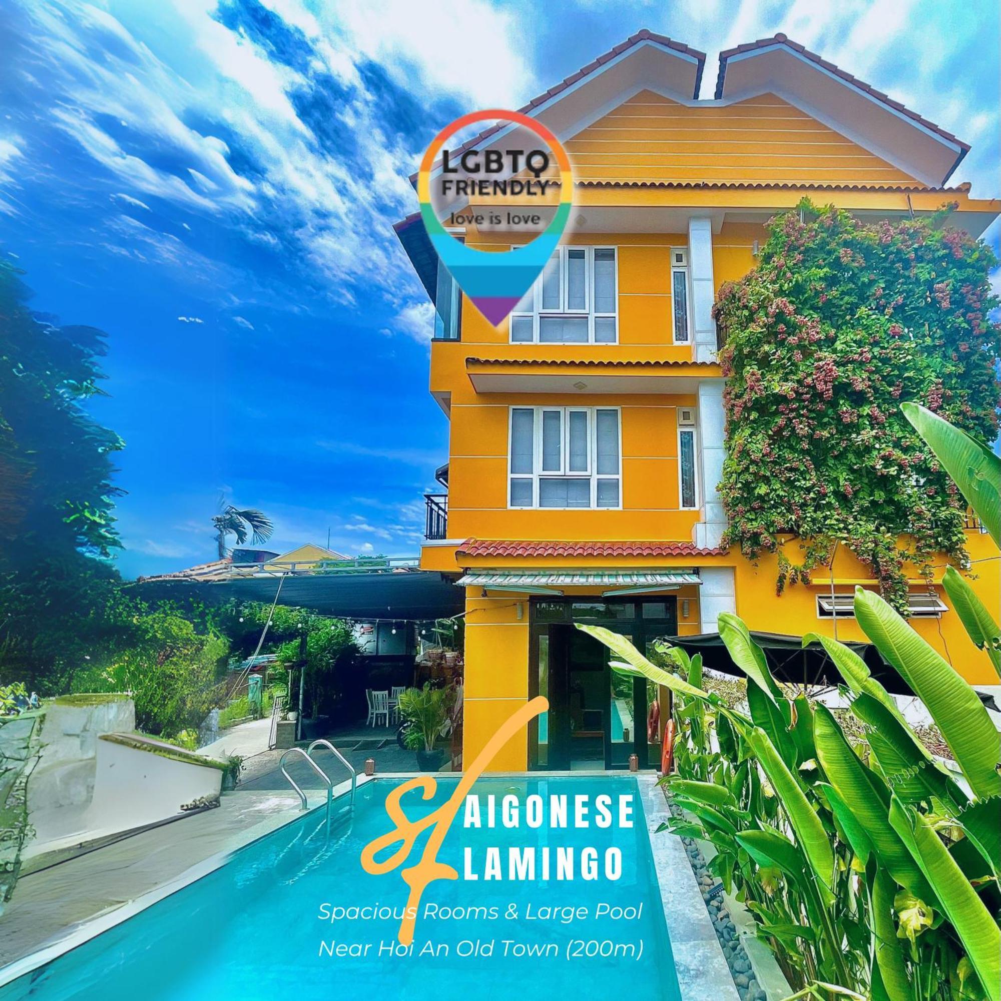Flamingo Villa Homestay - Big Rooms With Balcony - Close To Hoi An Old Town 200M & Temple Bridge - Large Outside Pool For Sun Bathing Экстерьер фото